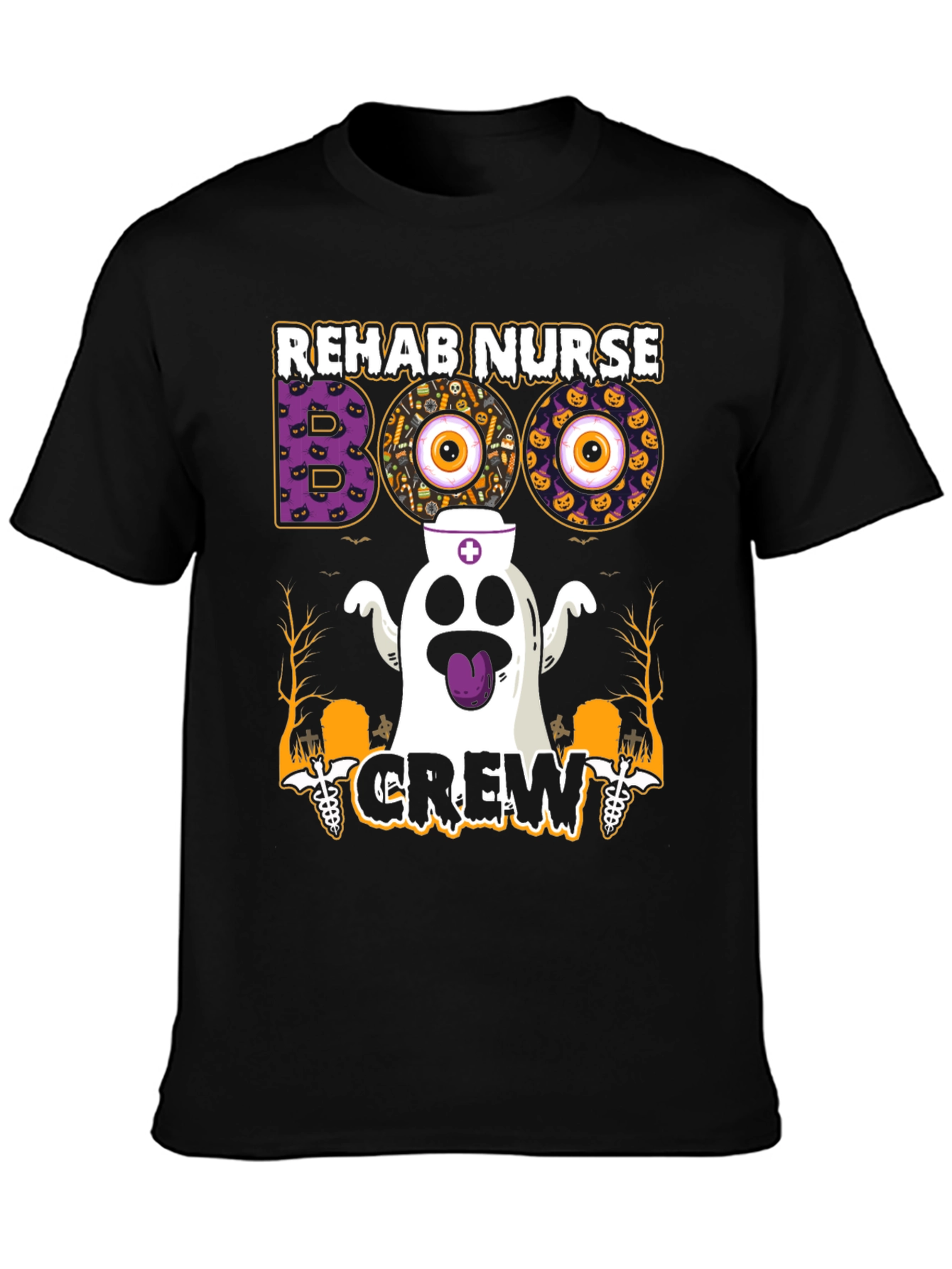 Rehab Nurse Boo Crew Halloween T-Shirt