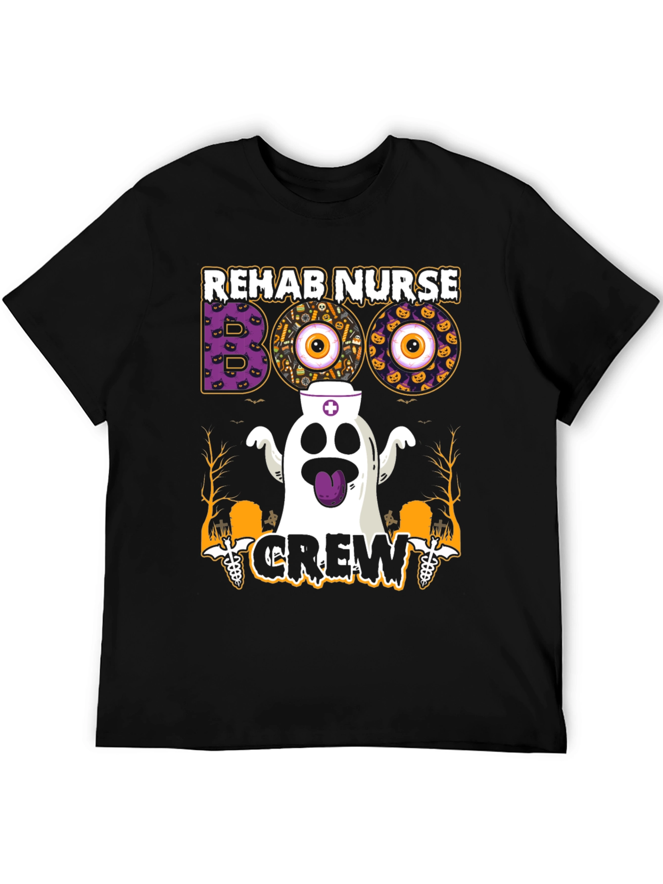 Rehab Nurse Boo Crew Halloween T-Shirt