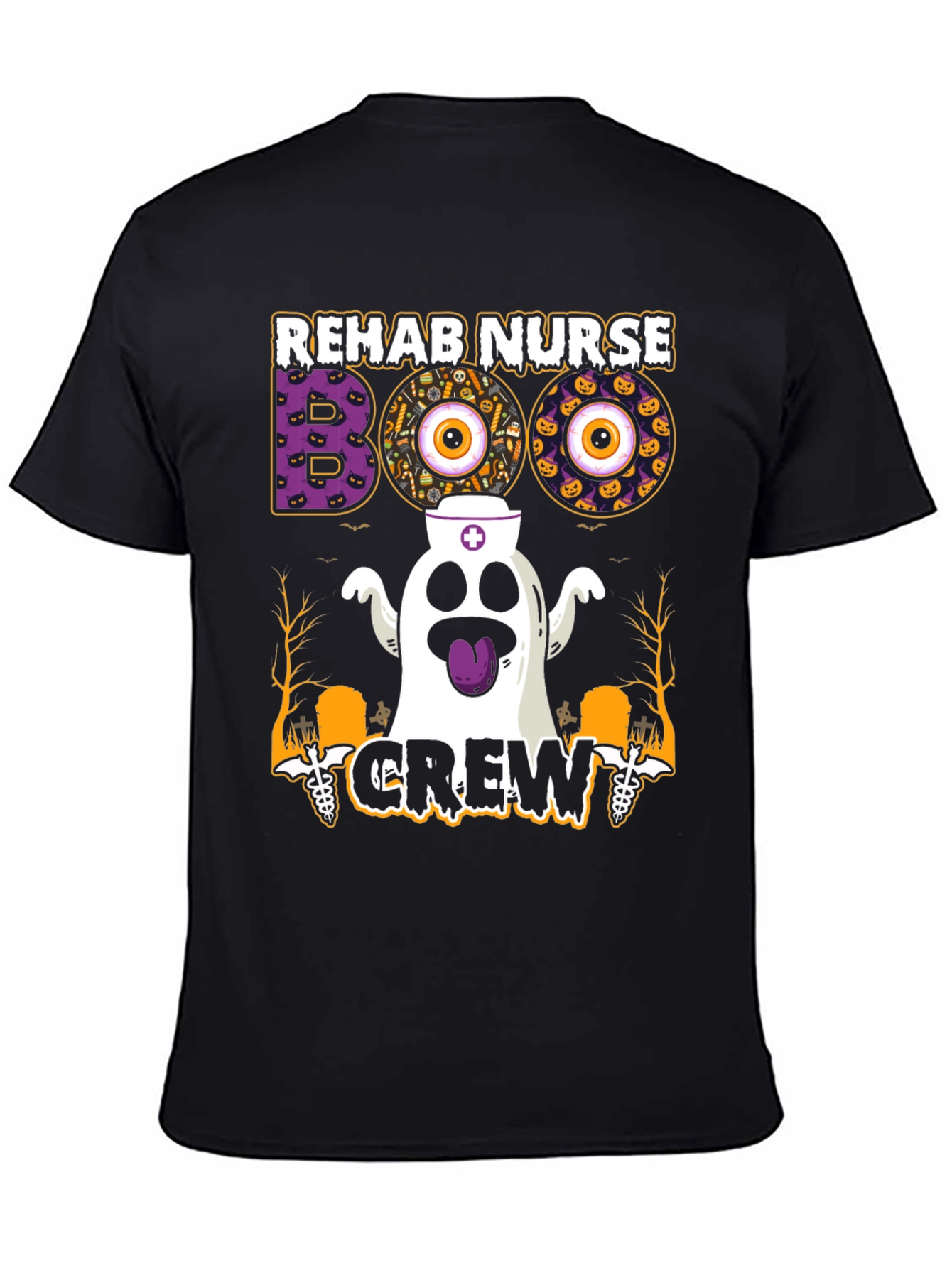 Rehab Nurse Boo Crew Halloween T-Shirt