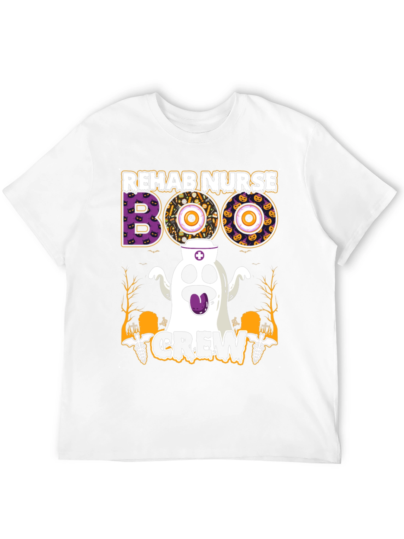 Rehab Nurse Boo Crew Halloween T-Shirt
