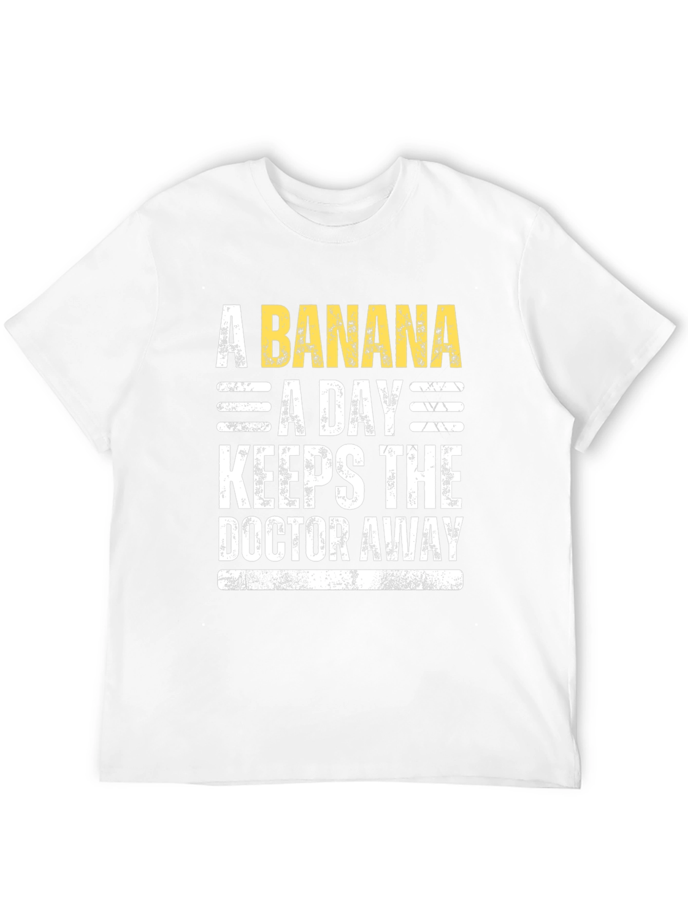 Banana a Day T-Shirt - Novelty Fruit Health Tee