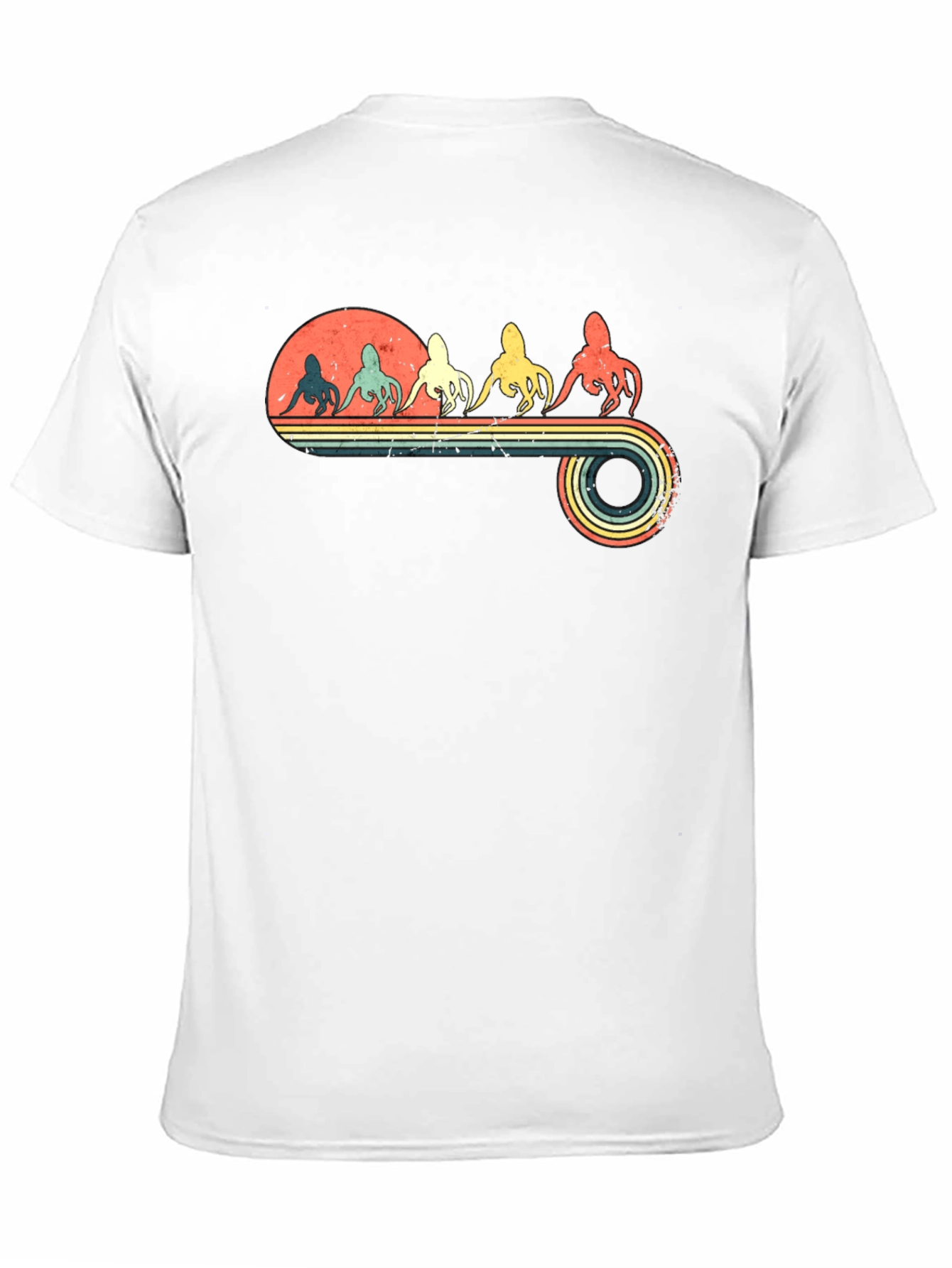Retro Octopus Graphic T-Shirt