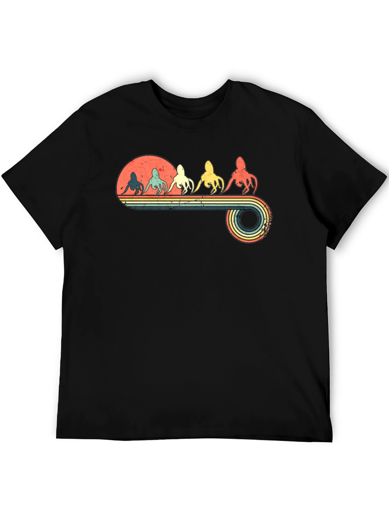 Retro Octopus Graphic T-Shirt
