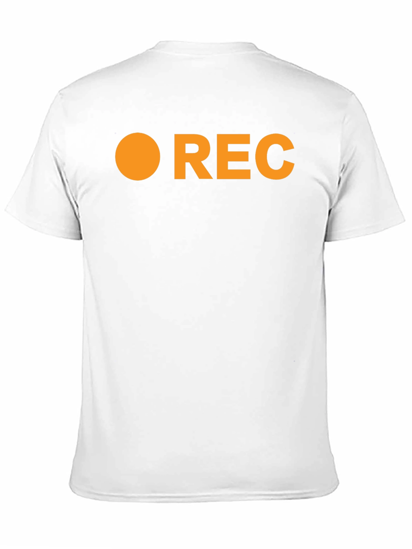 Retro REC T-Shirt - Black Crew Neck Tee