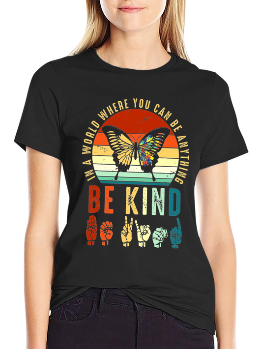 Be Kind Butterfly Graphic Tee