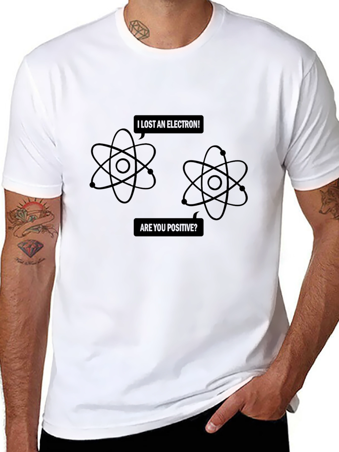 Funny Science T-Shirt: I Lost An Electron!
