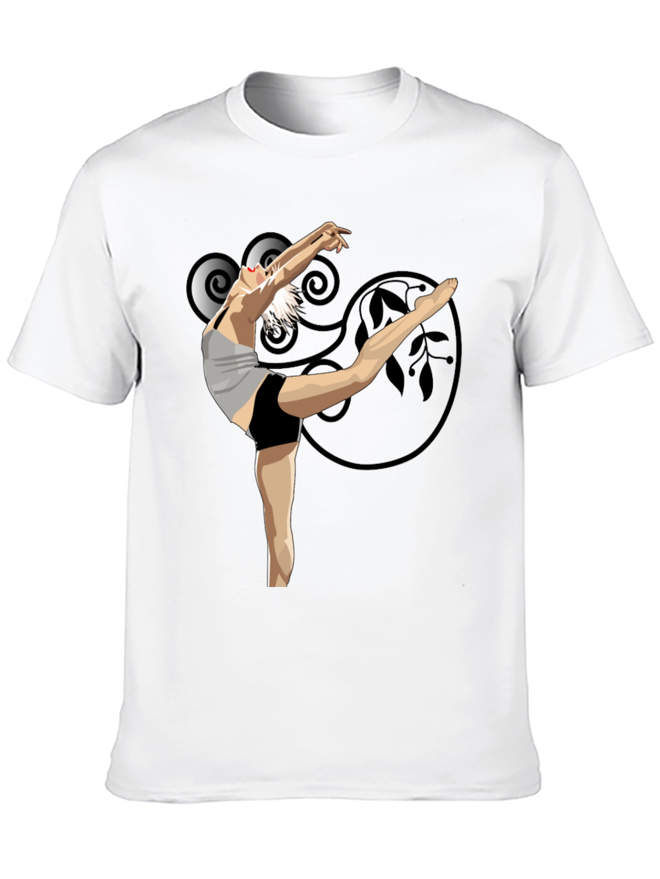 Ballet Dancer Graphic Black T-Shirt