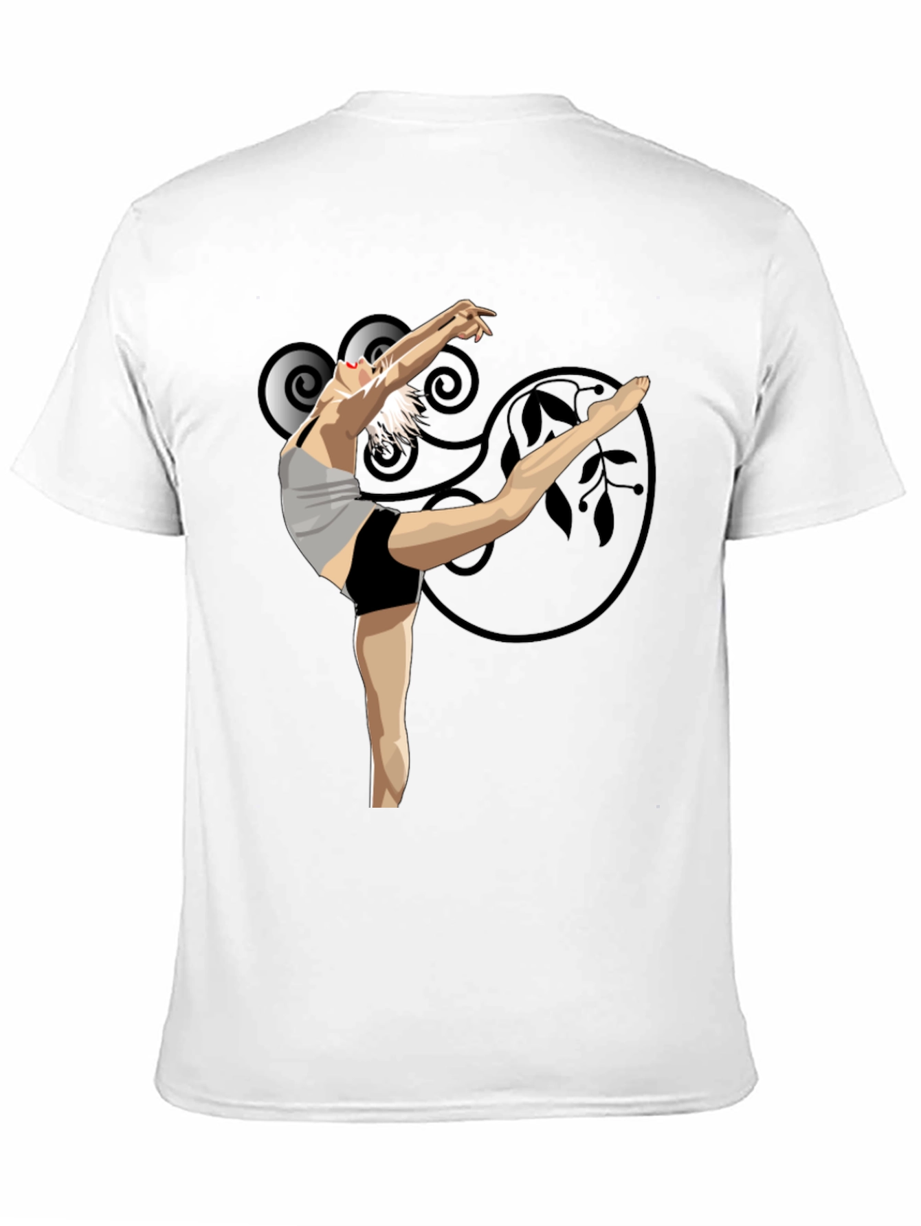 Ballet Dancer Graphic Black T-Shirt