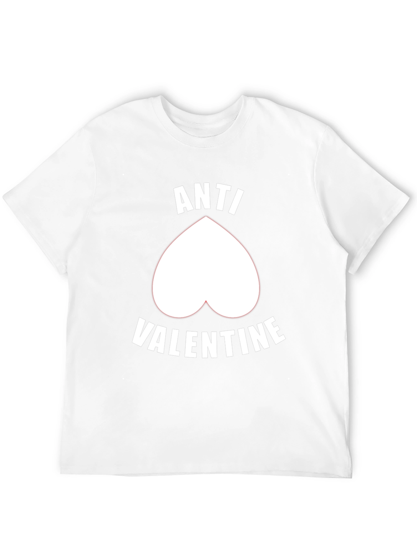 Anti-Valentines Day Graphic Tee - Black