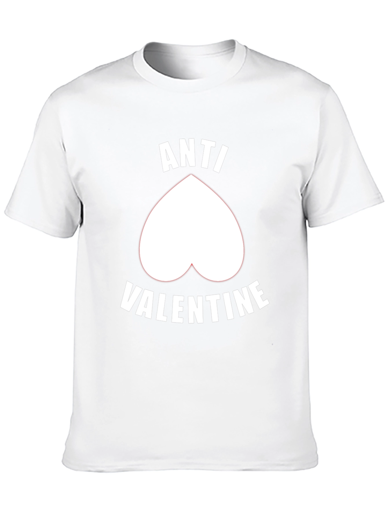 Anti-Valentines Day Graphic Tee - Black