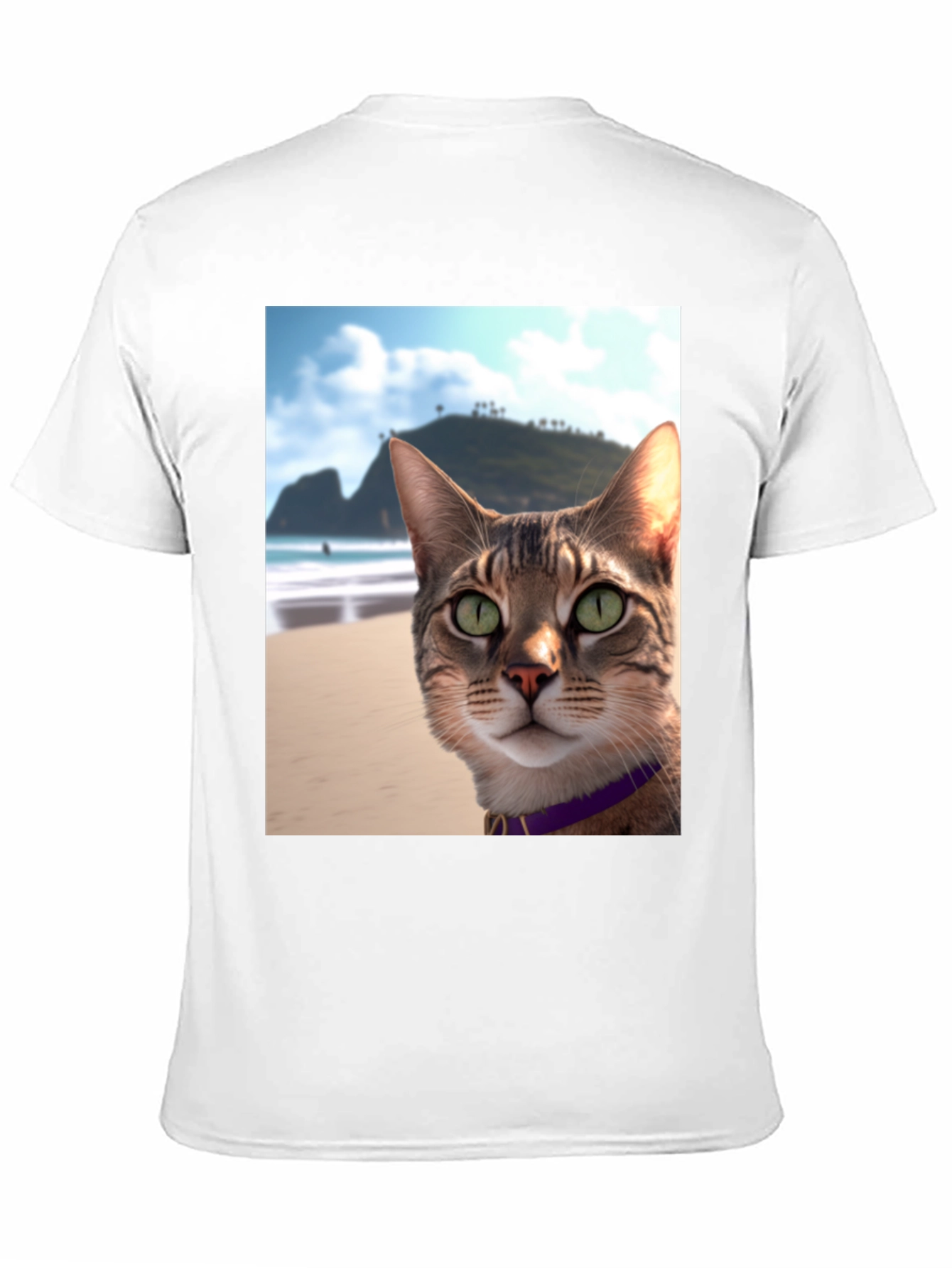 Beach Cat T-Shirt - Cool Cat Graphic Tee