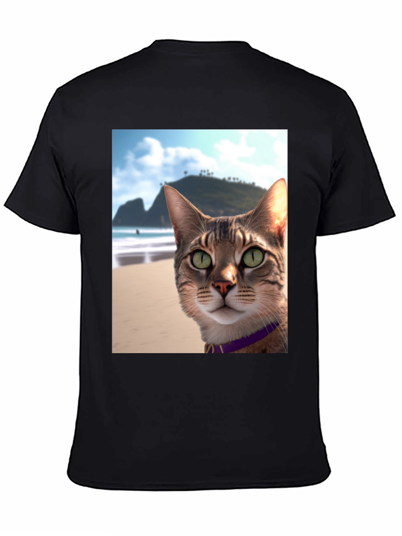 Beach Cat T-Shirt - Cool Cat Graphic Tee