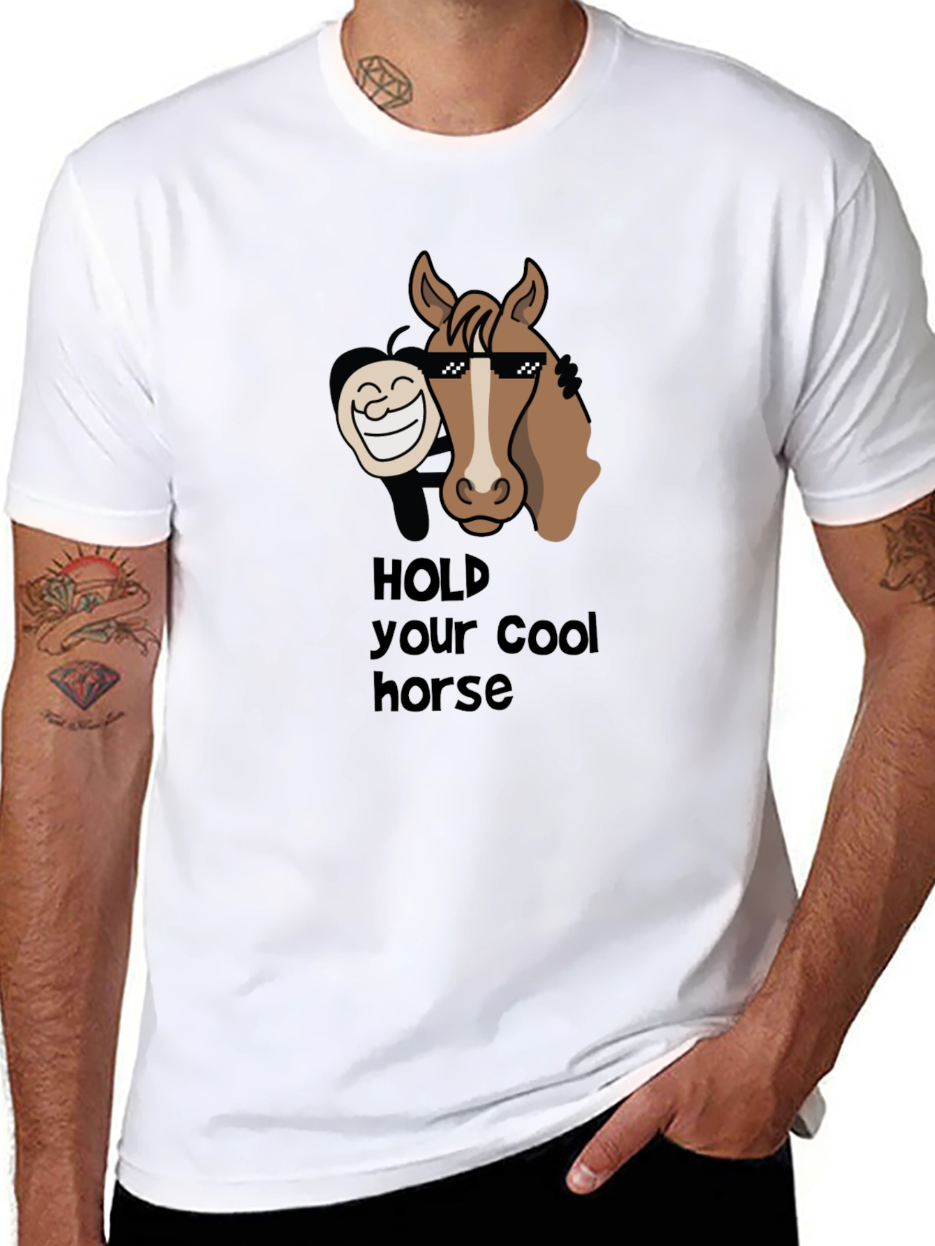 Cool Horse Graphic T-Shirt
