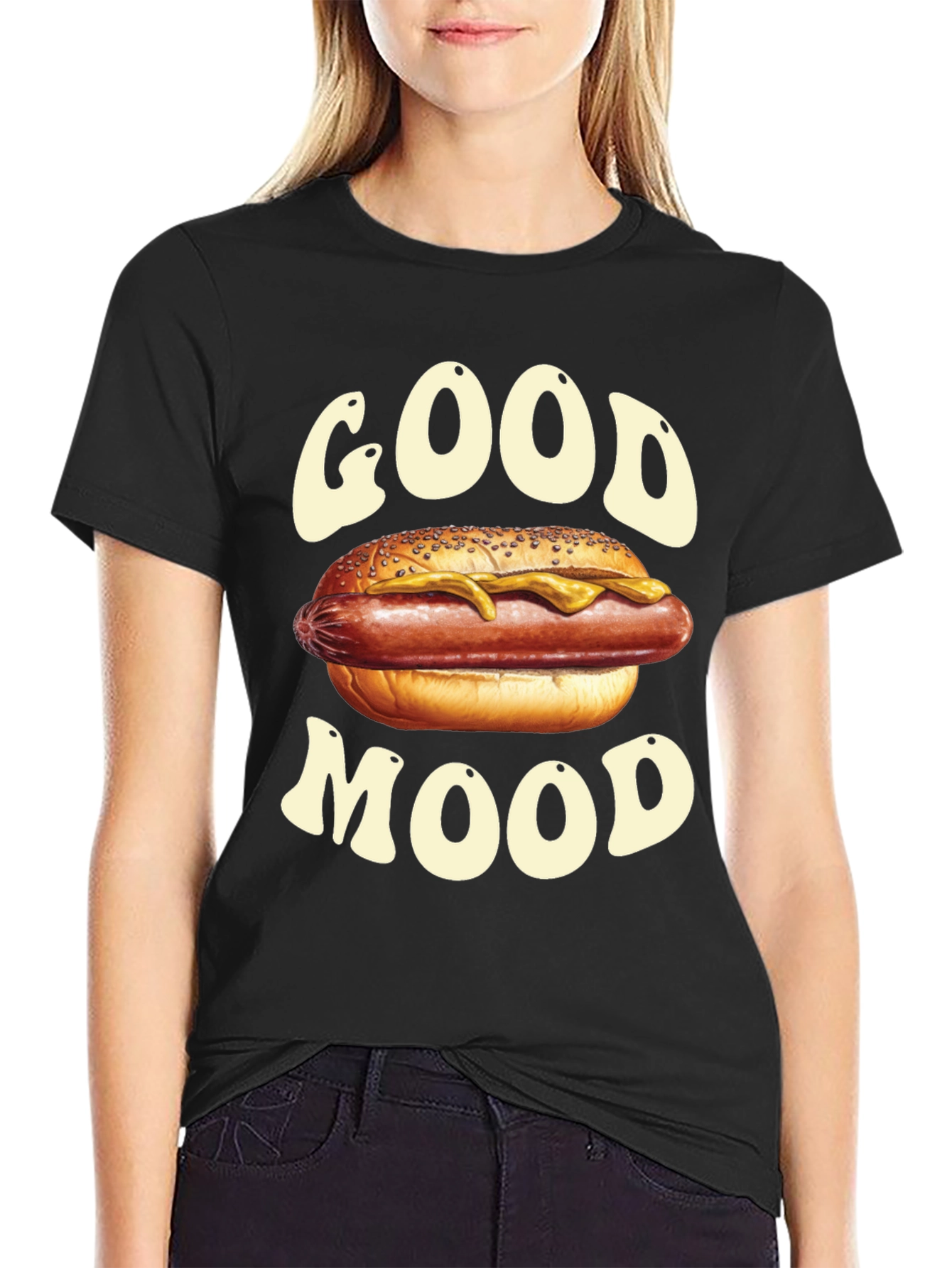 Good Mood Hotdog Graphic Tee
