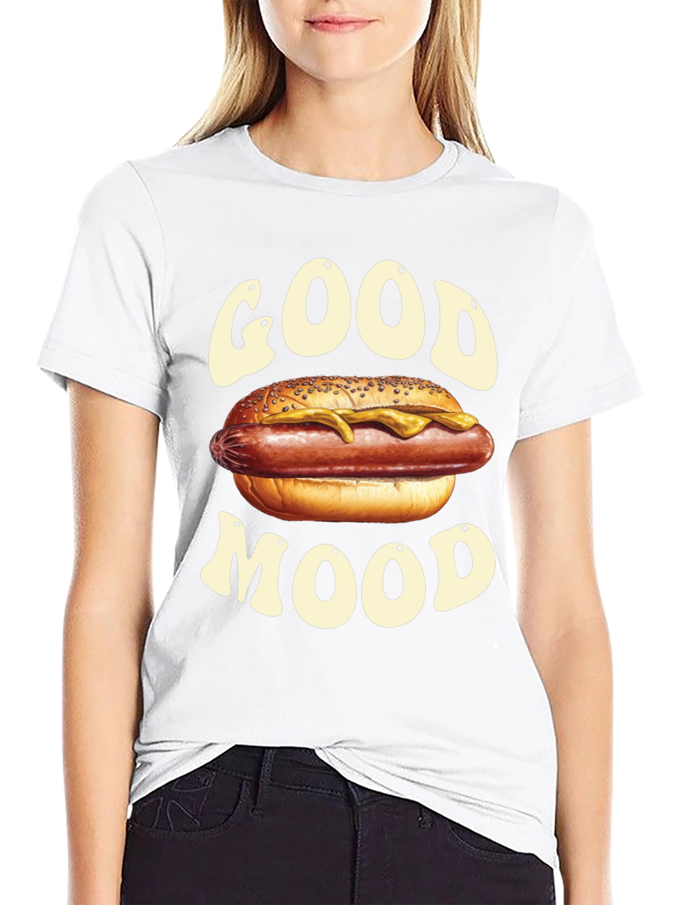 Good Mood Hotdog Graphic Tee