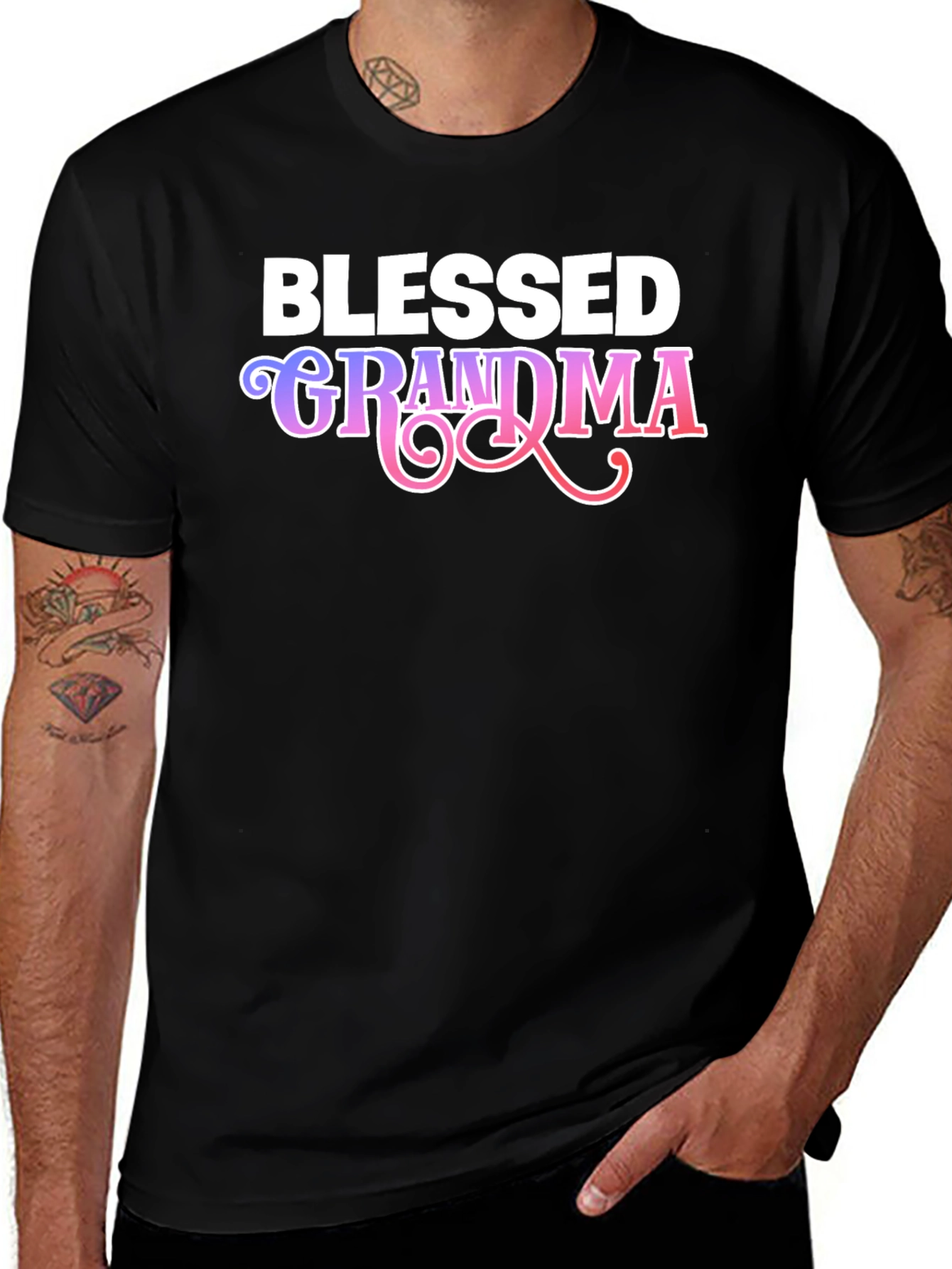 Blessed Grandma Graphic T-Shirt