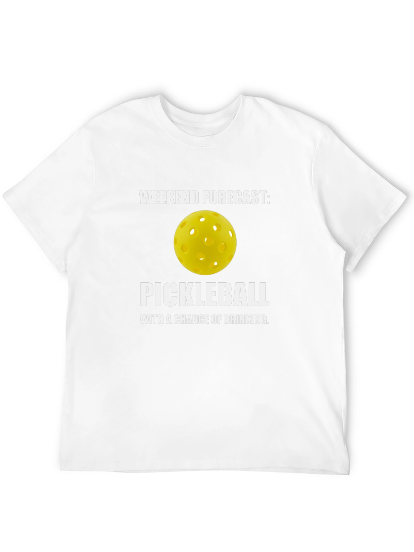 Weekend Forecast Pickleball T-Shirt