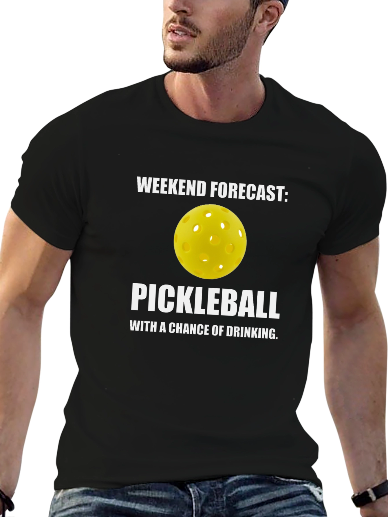 Weekend Forecast Pickleball T-Shirt