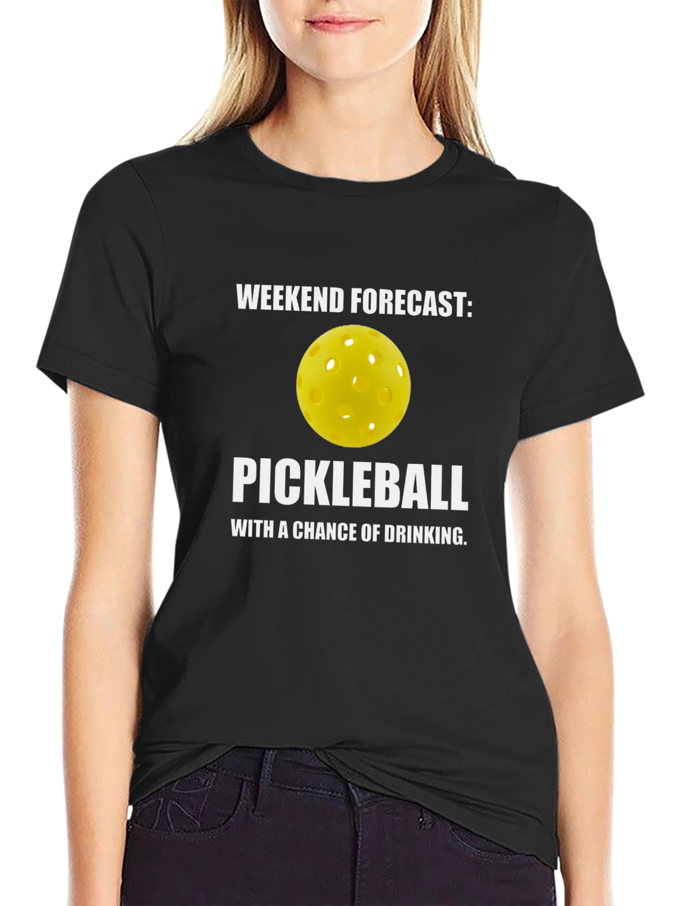 Weekend Forecast Pickleball T-Shirt