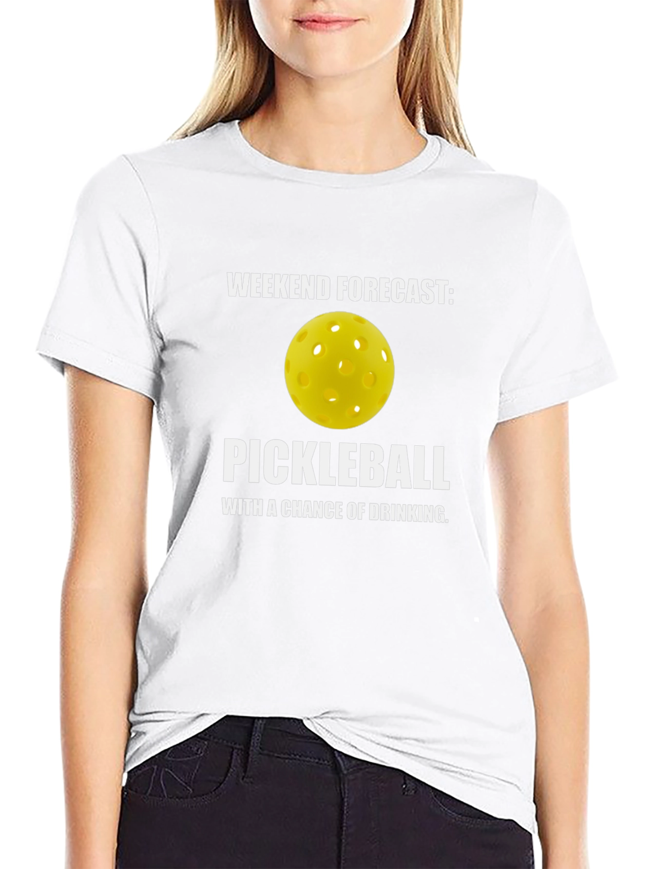 Weekend Forecast Pickleball T-Shirt