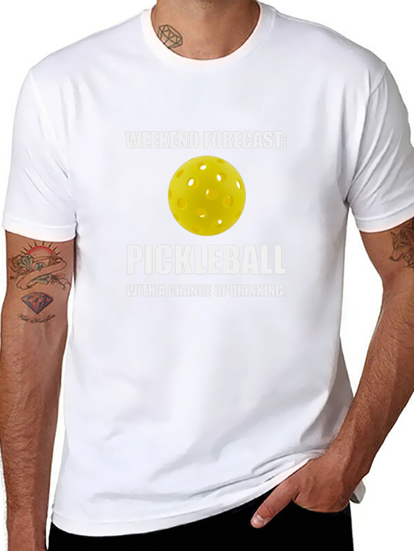 Weekend Forecast Pickleball T-Shirt