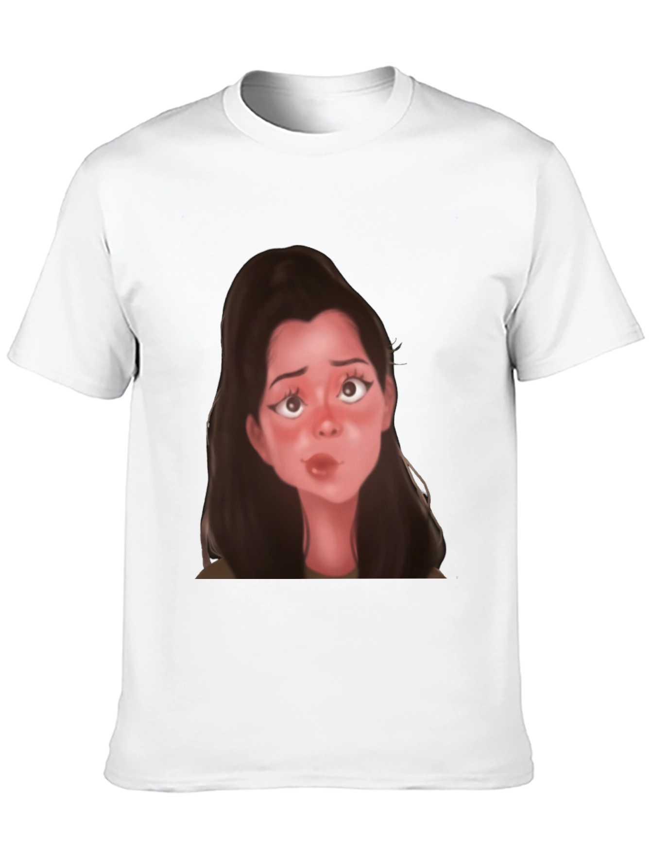 Cartoon Girl Graphic T-Shirt