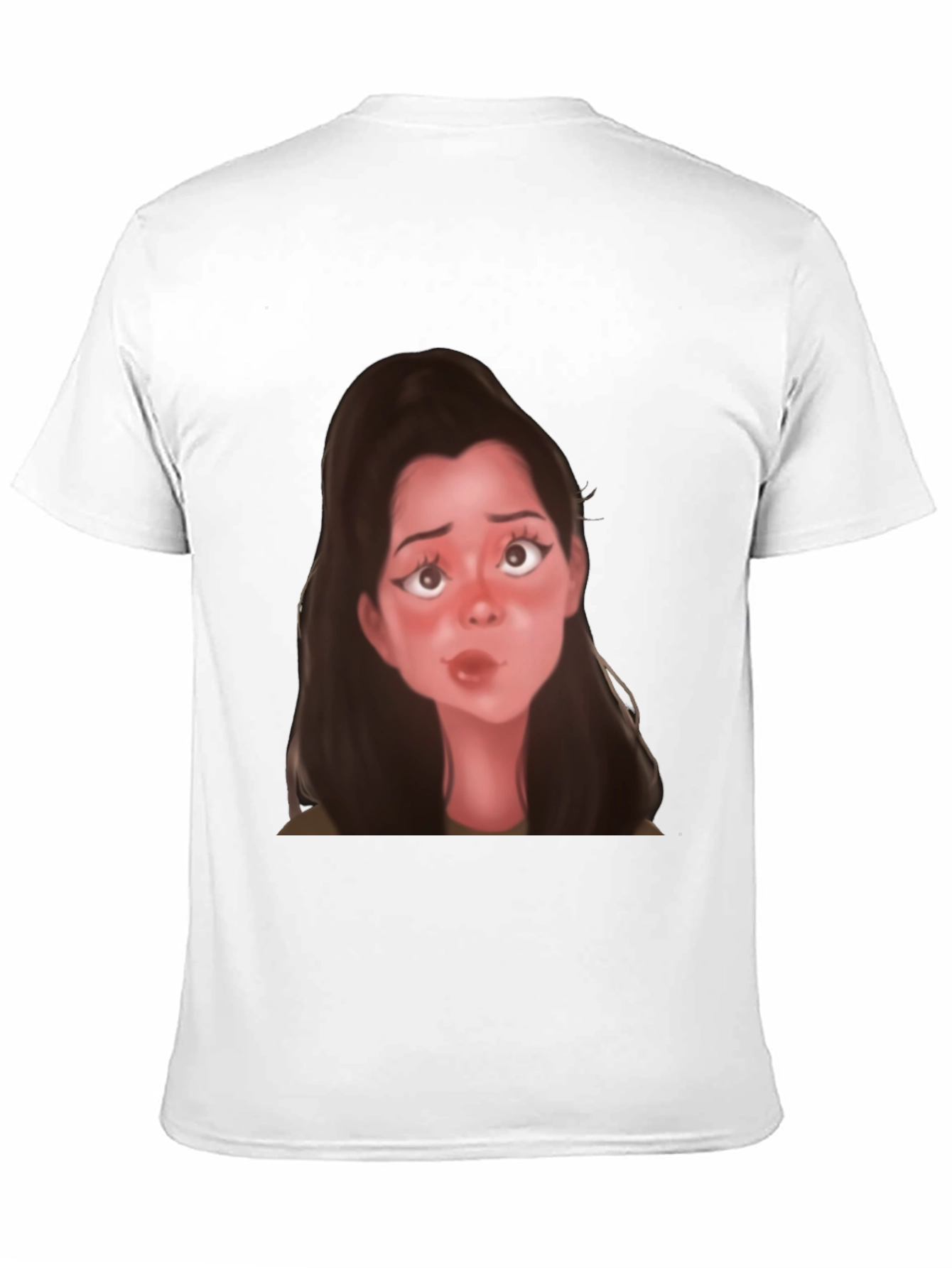 Cartoon Girl Graphic T-Shirt