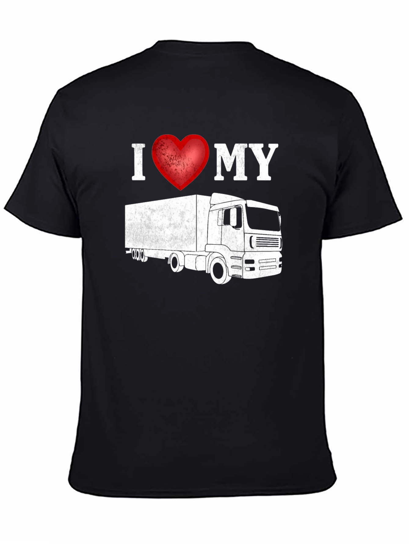 I Heart My Truck Black T-Shirt - Trucker Tee