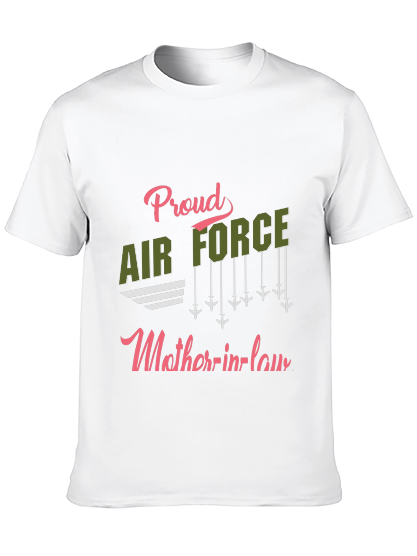 Proud Air Force Mother-in-law Graphic T-Shirt