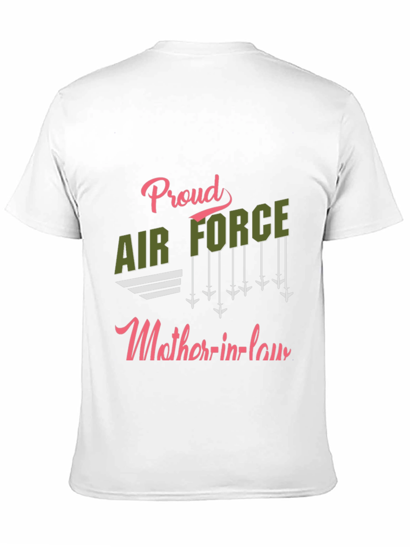 Proud Air Force Mother-in-law Graphic T-Shirt