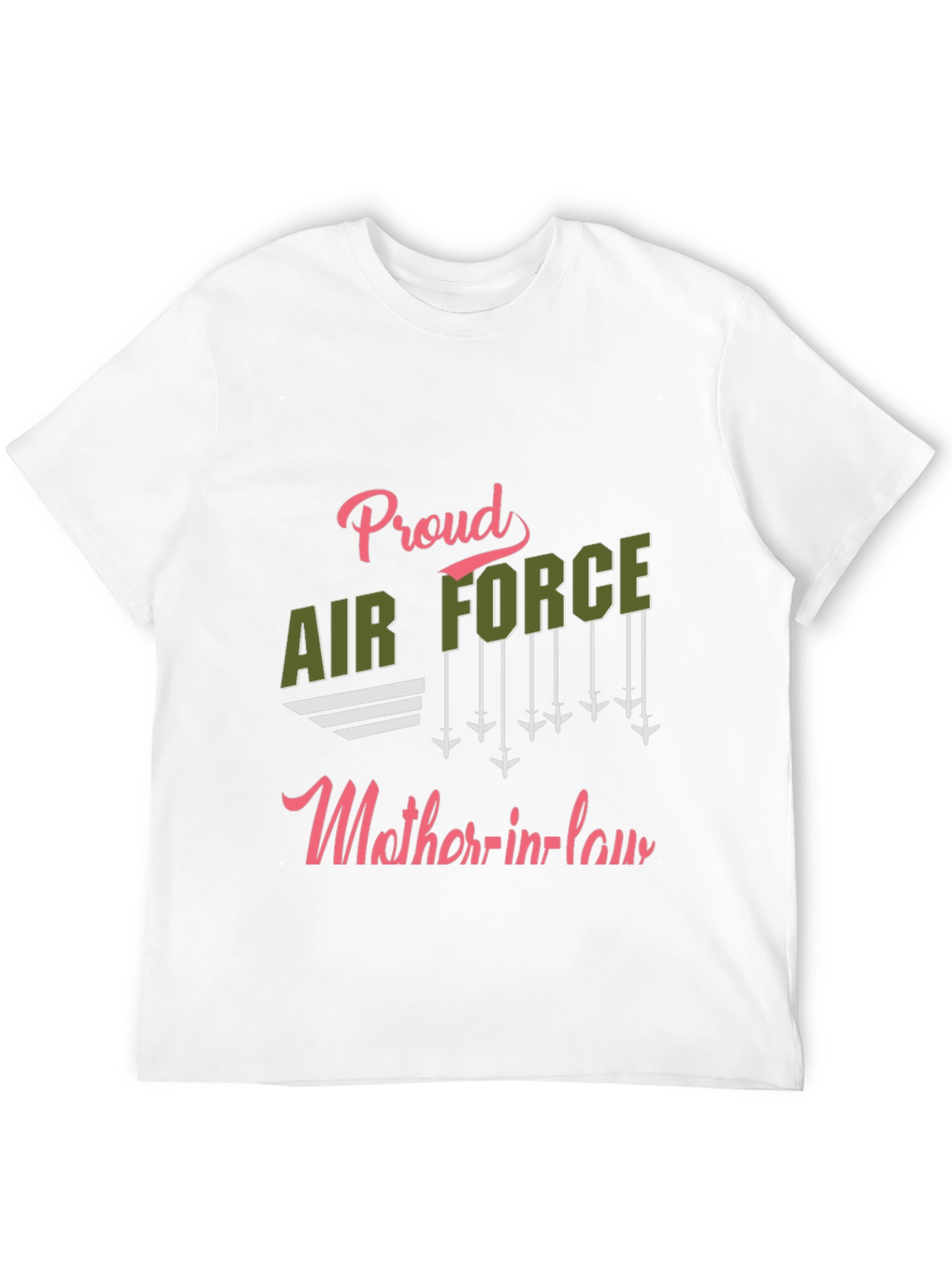 Proud Air Force Mother-in-law Graphic T-Shirt