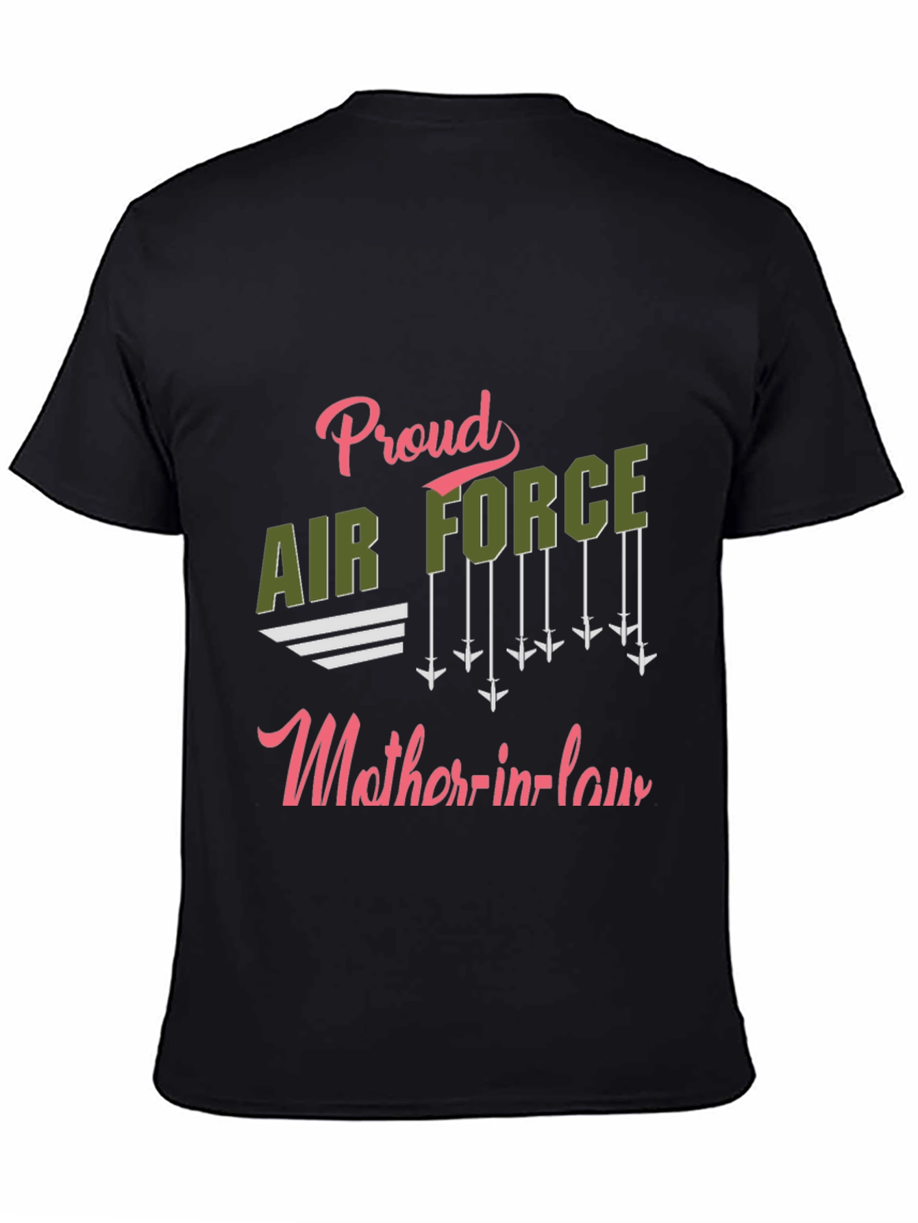 Proud Air Force Mother-in-law Graphic T-Shirt