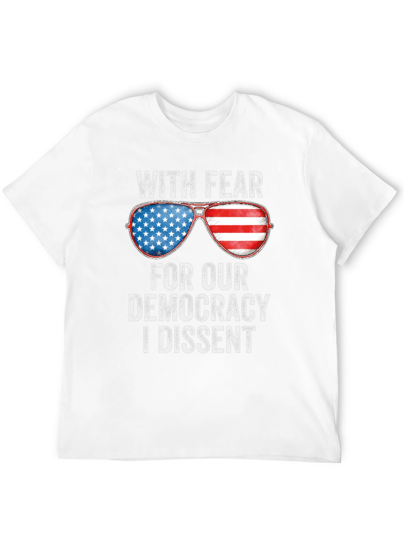 With Fear For Our Democracy Graphic T-Shirt