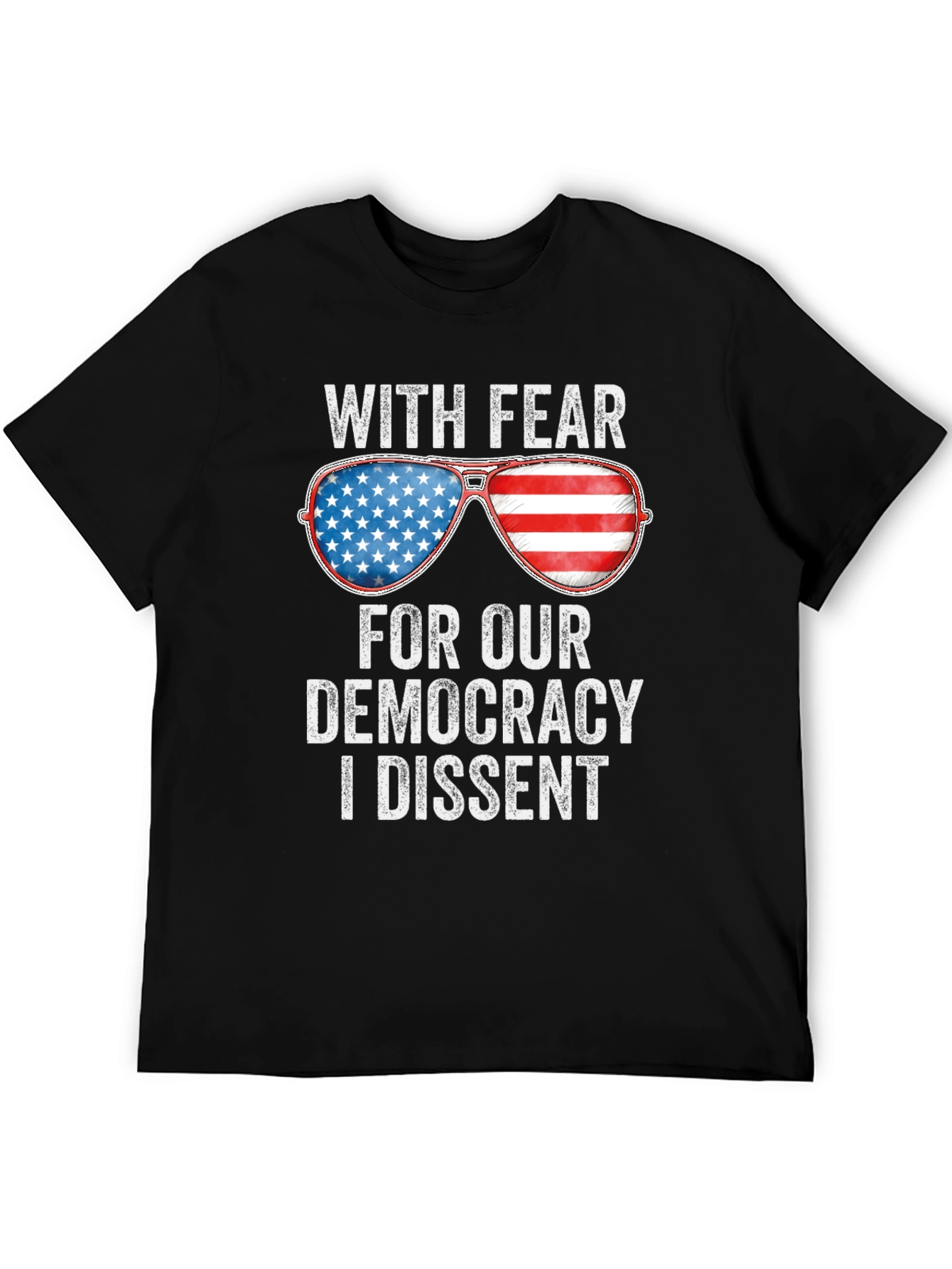 With Fear For Our Democracy Graphic T-Shirt