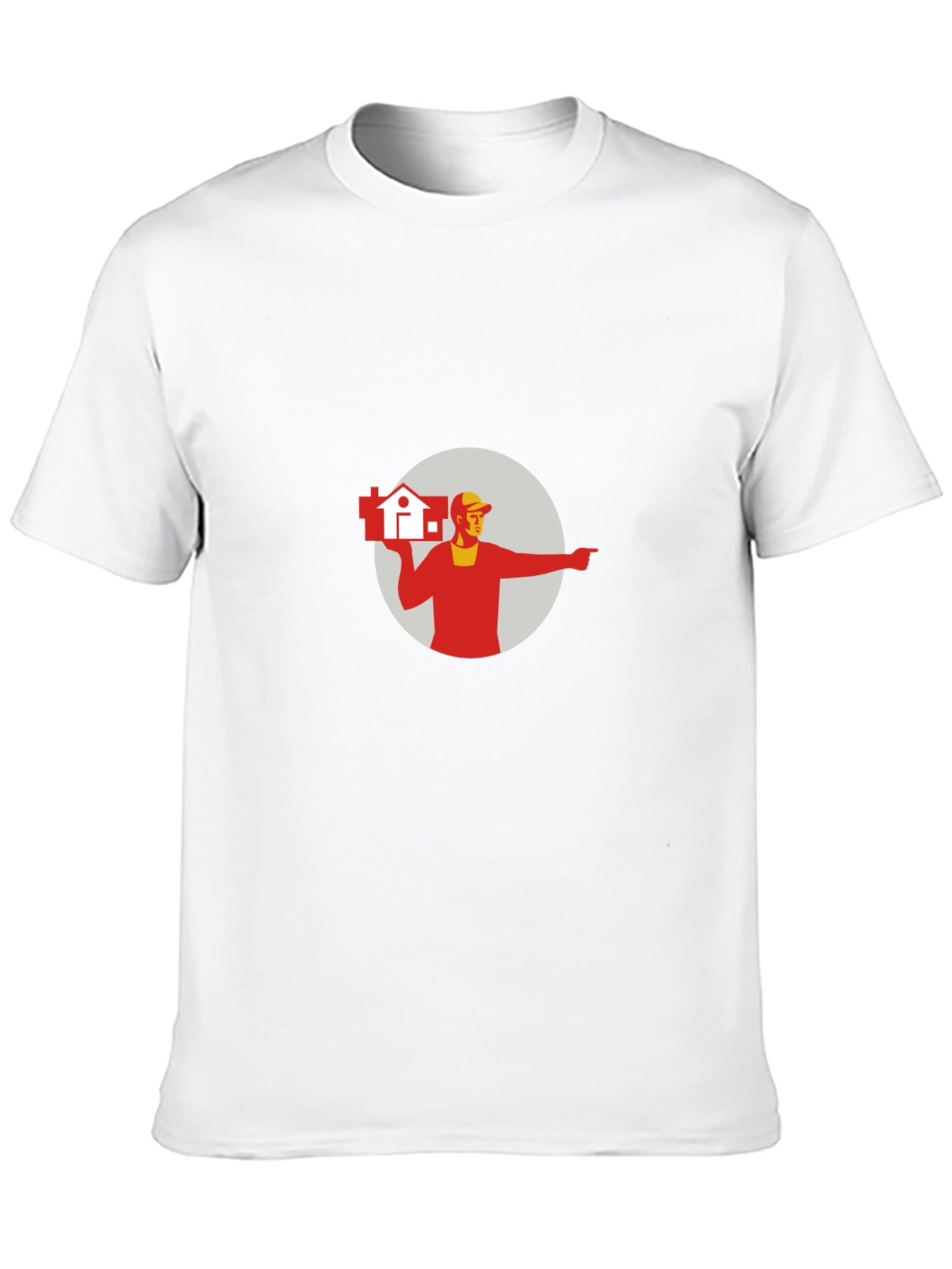 Home Builder Graphic Tee - Black Cotton T-Shirt