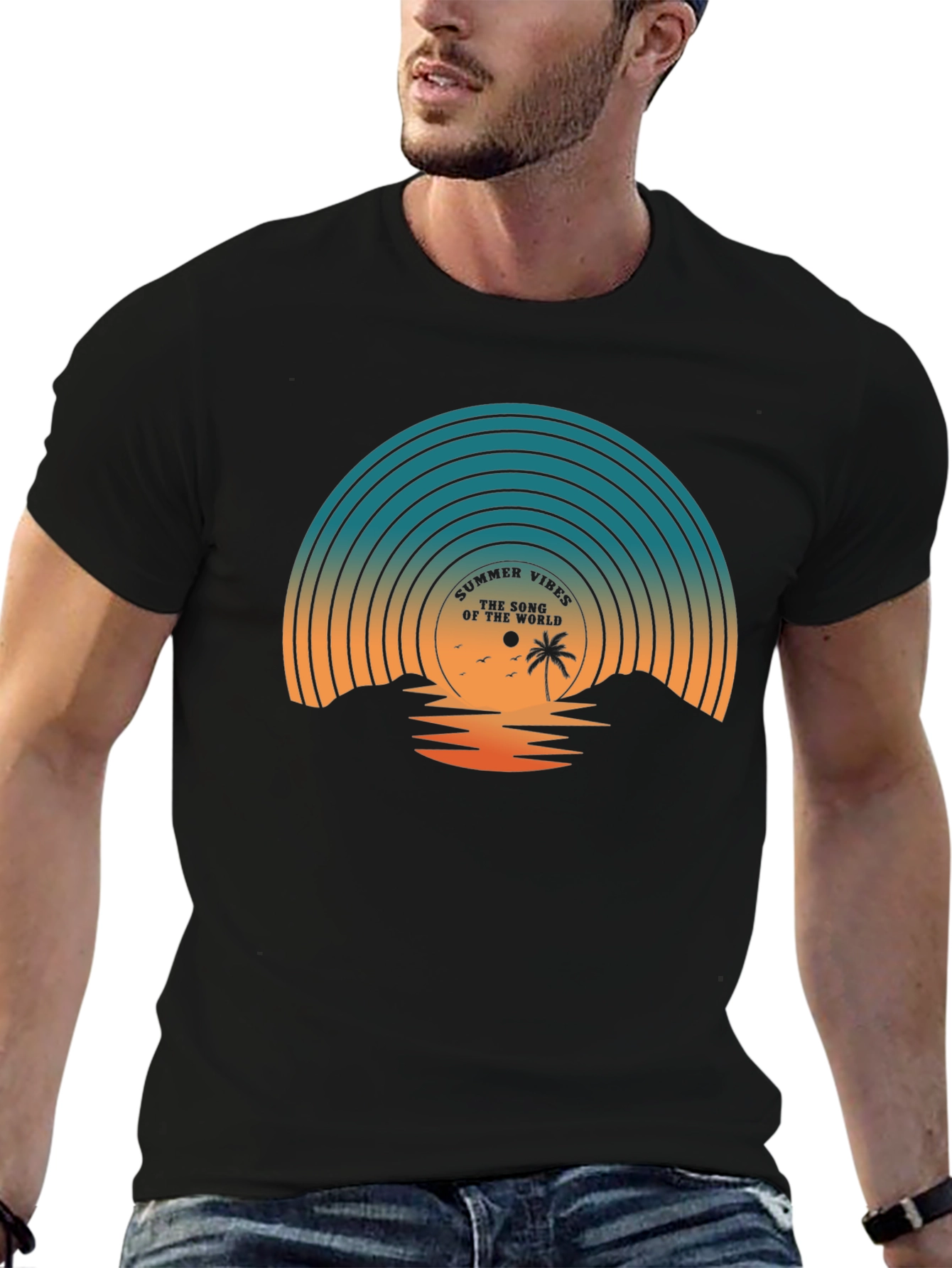 Summer Vibes Graphic Tee - Relaxed Fit