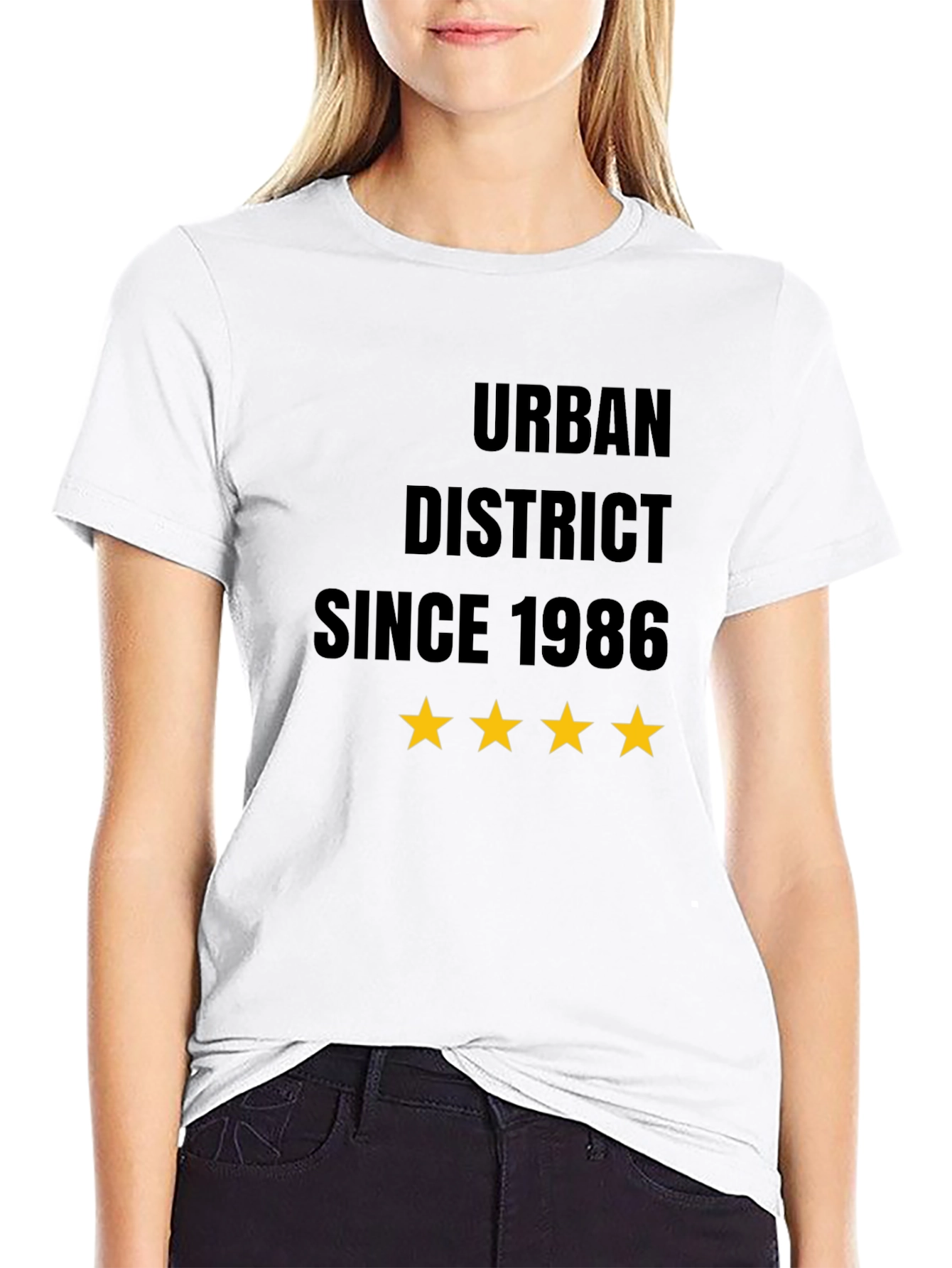Urban District Since 1986 Black T-Shirt