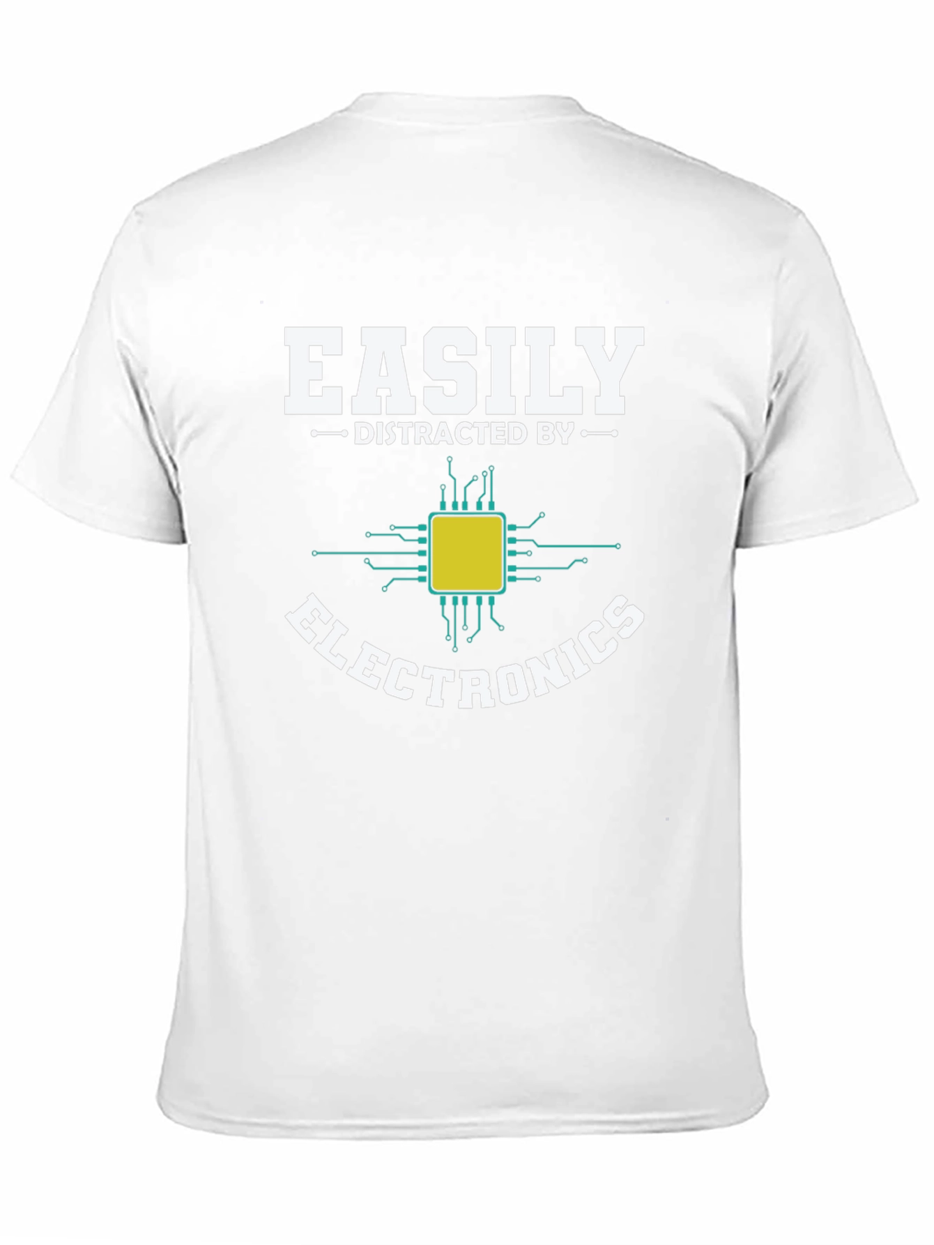 Easily Distracted By Electronics Funny T-Shirt