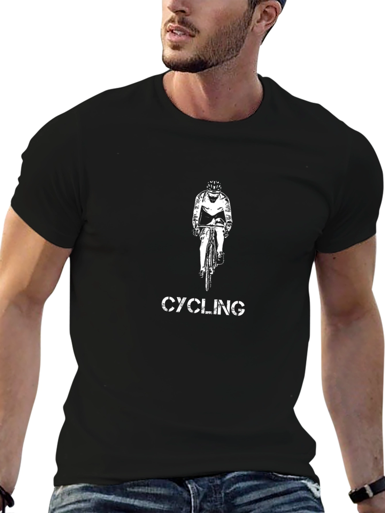 Cycling Graphic Tee - Ride in Style