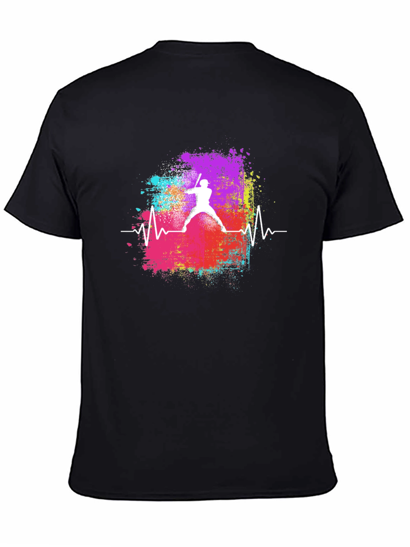 Baseball Heartbeat Graphic Tee