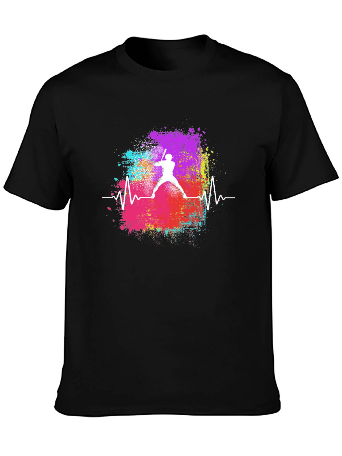 Baseball Heartbeat Graphic Tee