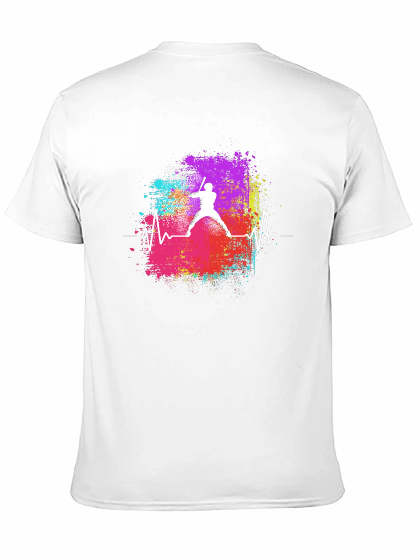 Baseball Heartbeat Graphic Tee