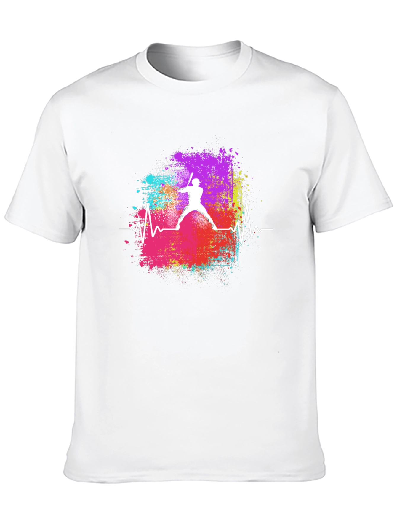 Baseball Heartbeat Graphic Tee