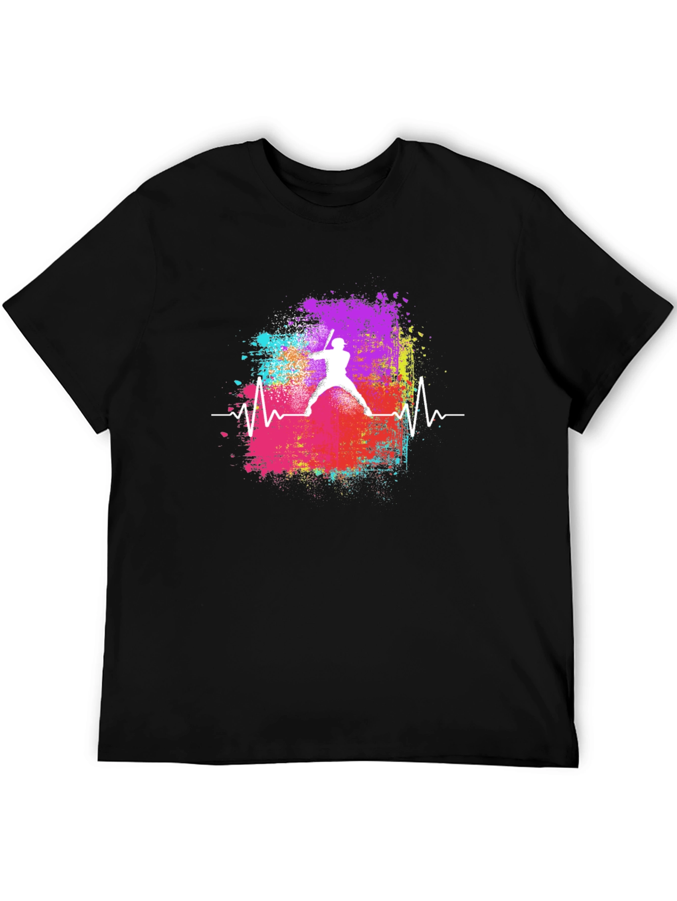 Baseball Heartbeat Graphic Tee