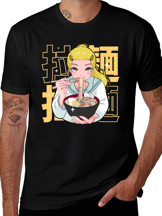 Anime Ramen T-Shirt - Stylish Graphic Tee