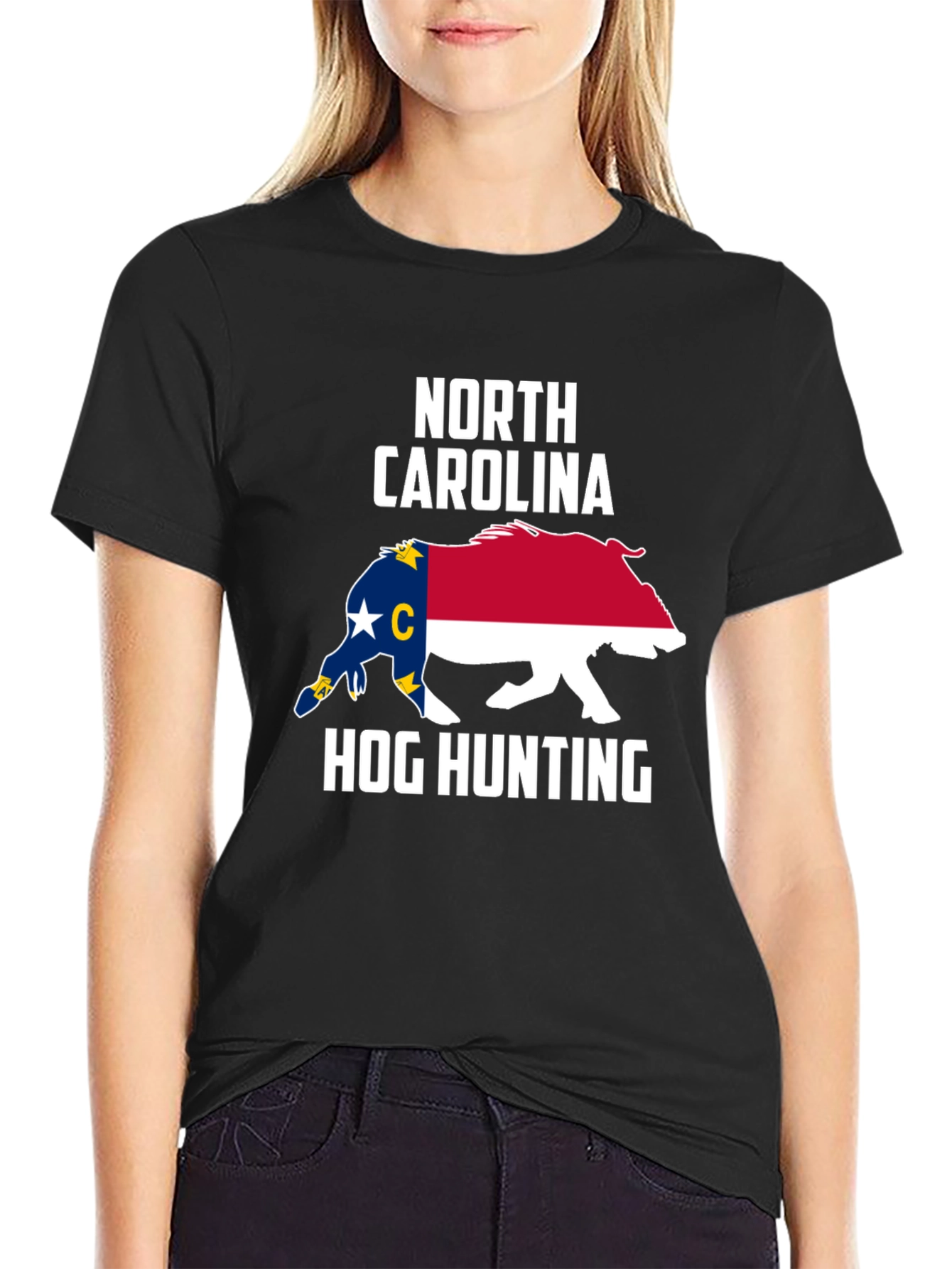 North Carolina Hog Hunting T-Shirt