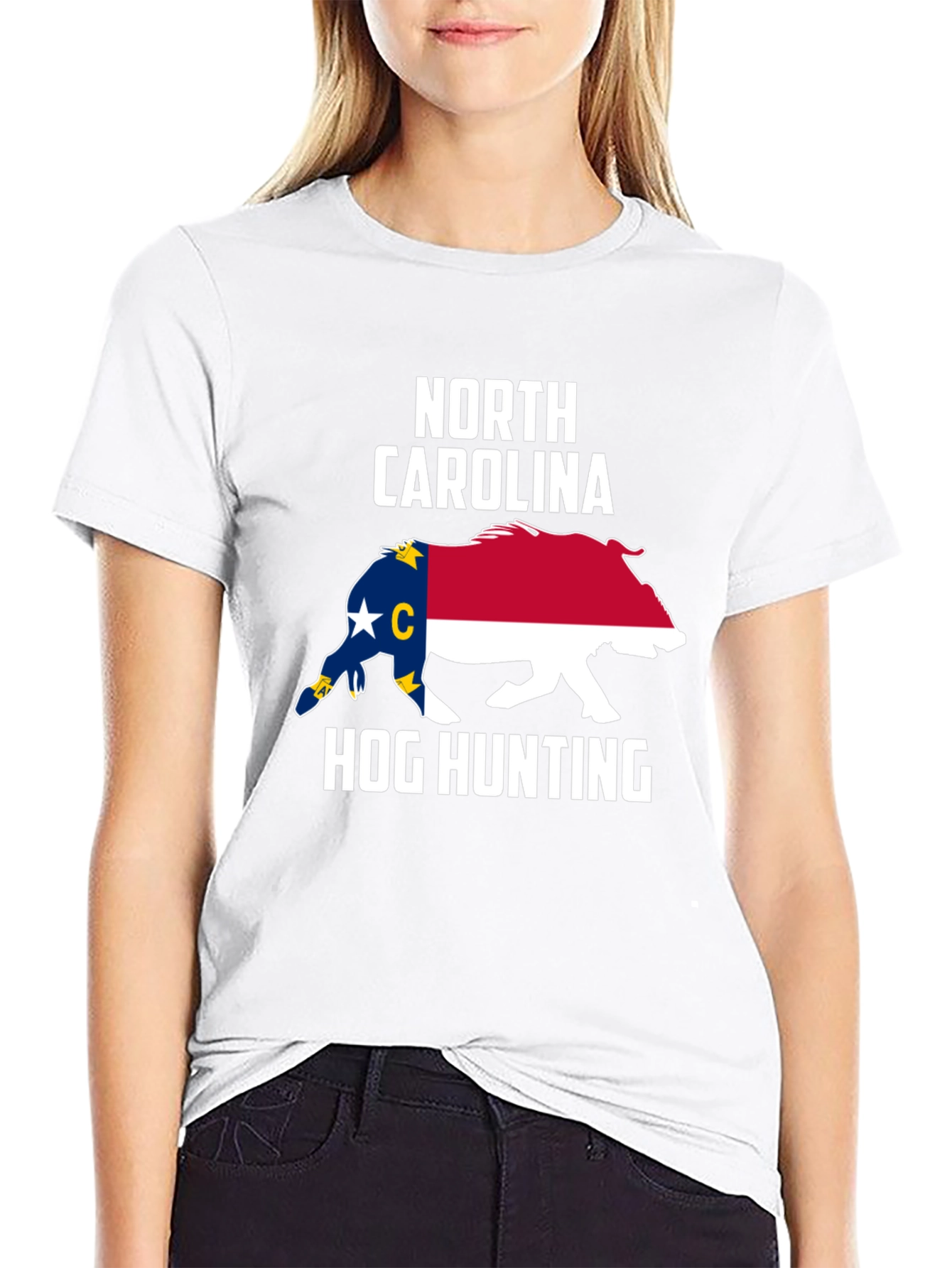 North Carolina Hog Hunting T-Shirt