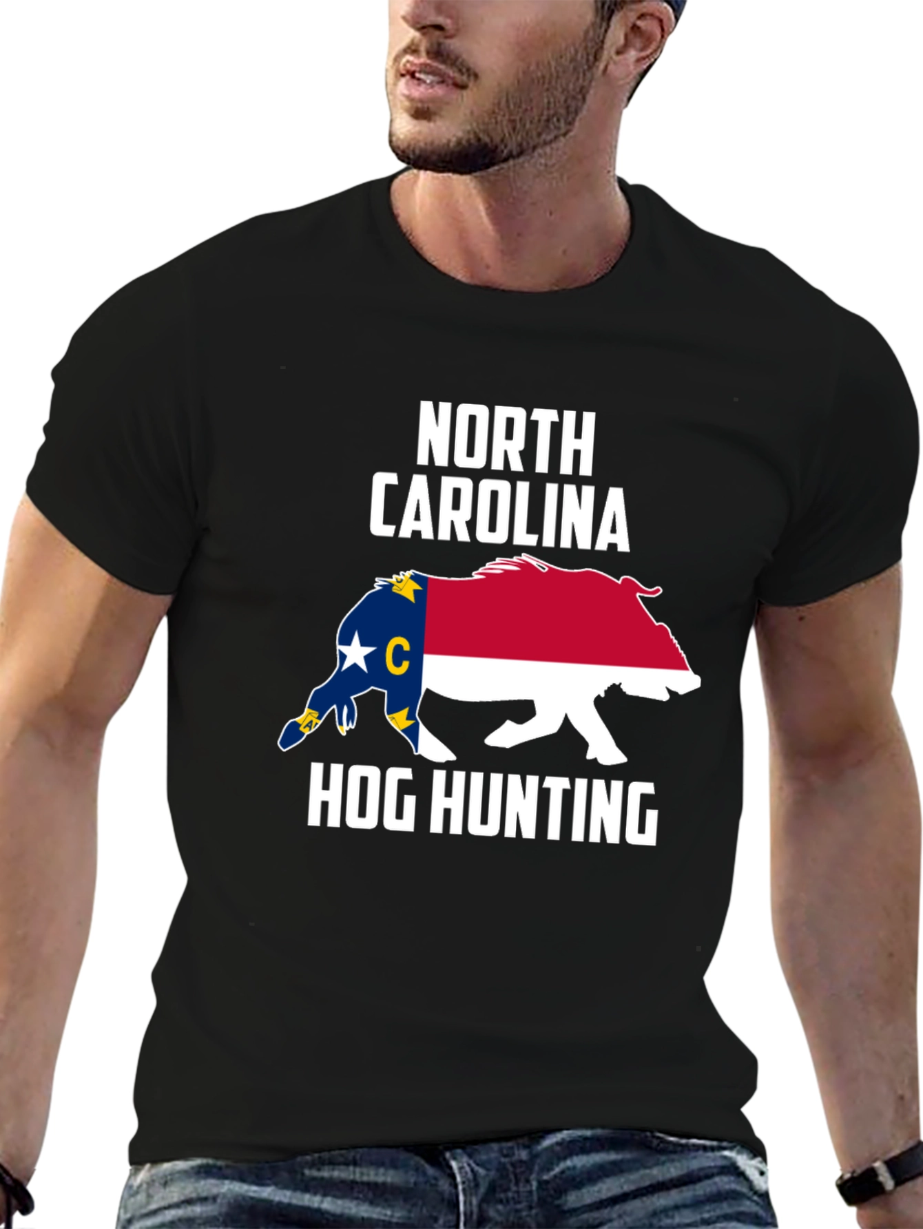 North Carolina Hog Hunting T-Shirt