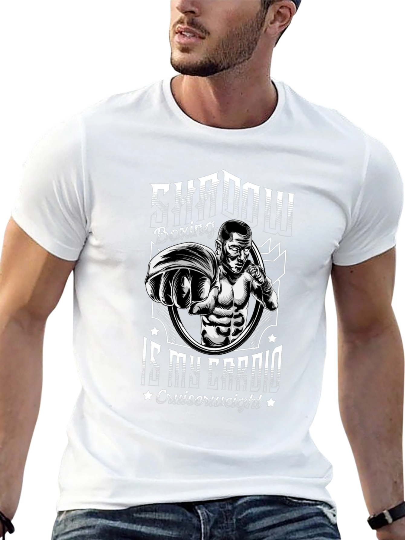 Shadow Boxing Cardio T-Shirt - Cruiserweight Boxing Tee