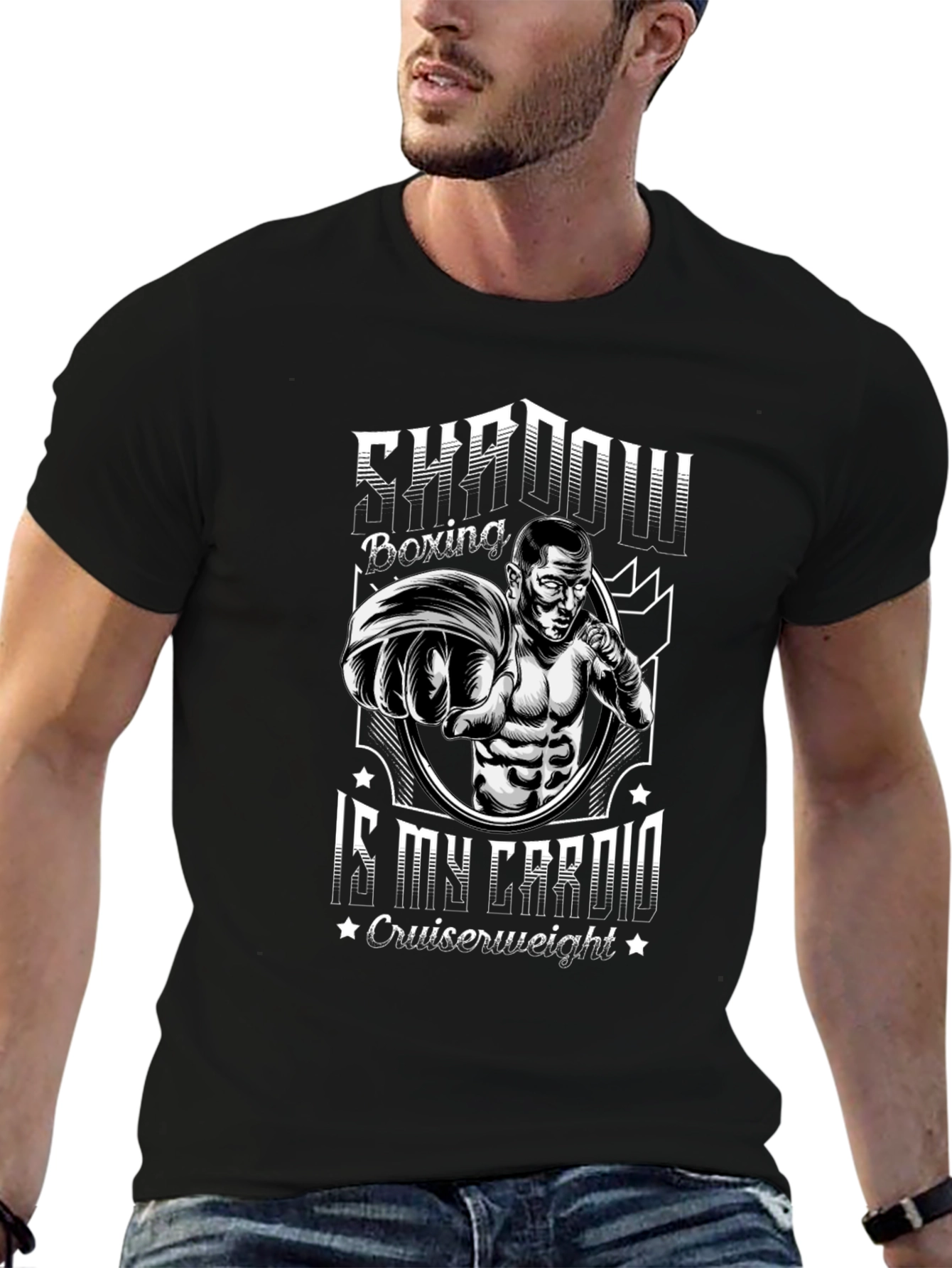 Shadow Boxing Cardio T-Shirt - Cruiserweight Boxing Tee